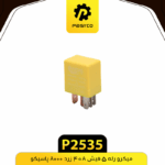 ميکرو رله 5فيش 40A زرد A+ پاسيکو