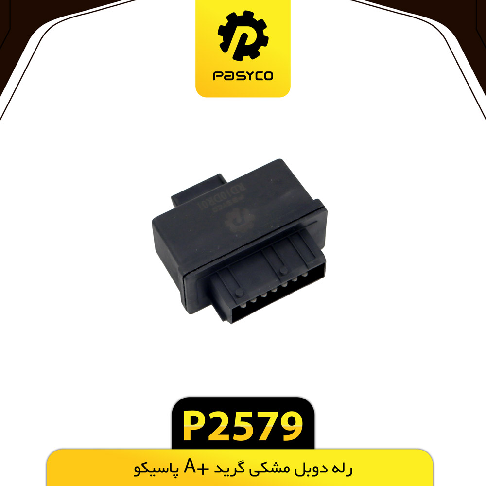 P2579 رله دوبل مشکي گريد +A پاسيکو - تصویر 1