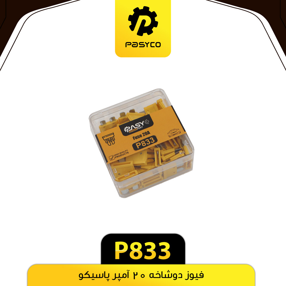 P833 فيوز دوشاخه 20 امپر پاسيکو - تصویر 1
